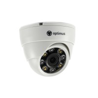 IP-E025.0(2.8)PL_DP03. Видеокамера IP купольная. Optimus