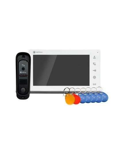 Leader 2.0 IK-7.0 (w+b). Комплект видеодомофона. Optimus в Нижнем Тагиле