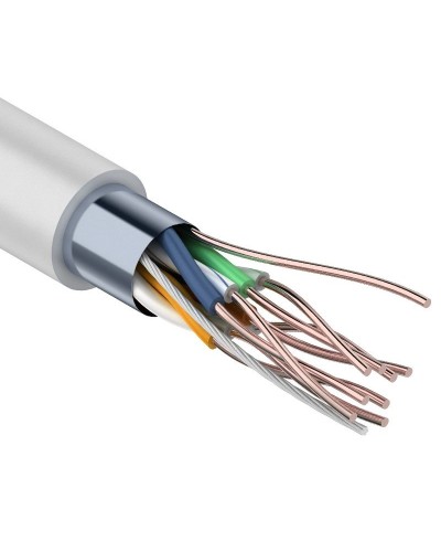 F/UTP Light, CAT 5, PVC, 4PR, 26AWG, омедненный INDOOR, SOLID, серый, 305м, PROconnect (01-0148-3). Кабель «витая пара» (LAN) для структурированных систем связи. PROCONNECT в Нижнем Тагиле