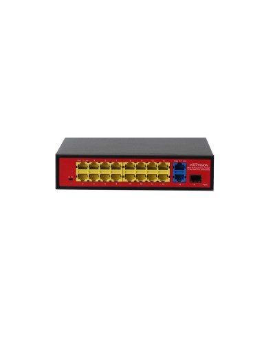 PND-16P-2G1F Lite (180W). Коммутатор неуправляемый 18-портовый с PoE. Polyvision в Нижнем Тагиле