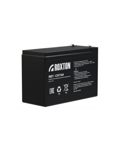 RBT-12V7AH. Аккумулятор герметичный свинцово-кислотный. ROXTON в Нижнем Тагиле