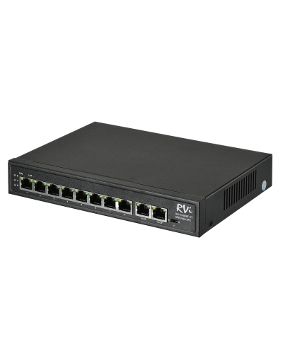 RVi-1NS08F-2T. Коммутатор с питанием по PoE. RVi в Нижнем Тагиле