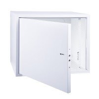 Шкаф телекоммуникационный 19 настенный антивандальный распашной 8U 600×400×450мм,(ШxГxВ) RAL 7035 (04-2252). Шкаф телекоммуникационный 19 настенный 8U. Rexant