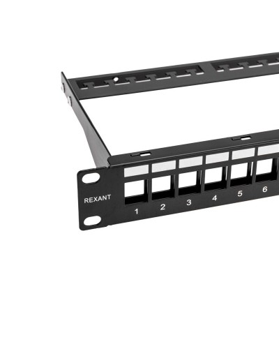 Панель коммутационная наборная 19", 1U, 24 порта, UTP REXANT PRO (02-0053): Патч-панель 19" в Нижнем Тагиле
