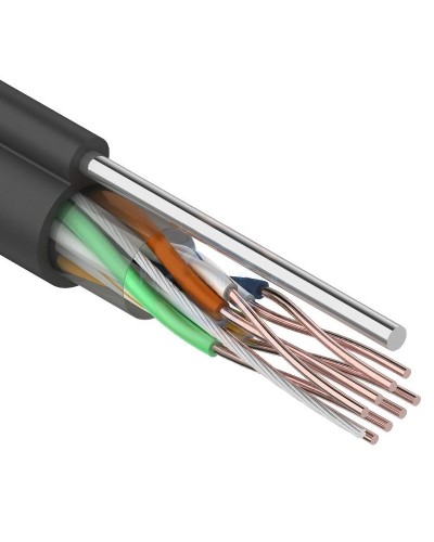 U/UTP 4PR 24AWG CAT5e 305м OUTDOOR+ТРОС*1 REXANT (01-0046). Кабель «витая пара» (LAN) для структурированных систем связи. Rexant в Нижнем Тагиле