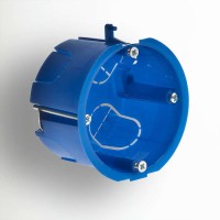 Коробка TYCO СП 65х45 для гипсокартона с металическими лапками IP30 (10172). Коробка установочная. RuVinil