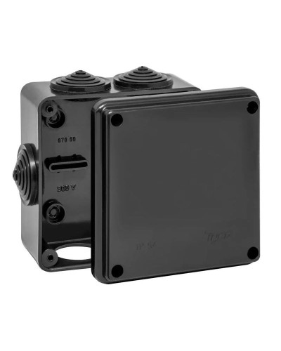 Коробка TYCO ОП 100х100х50мм УХЛ1 IP54 черный (67050Ч). Коробка распределительная. RuVinil в Нижнем Тагиле