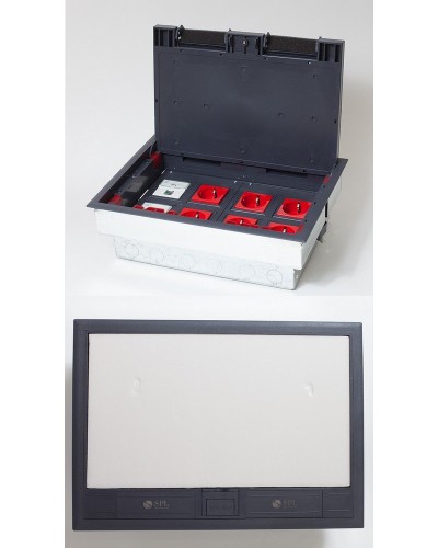 Люк на 8 постов (45х45), металл/пластик, с металлической коробкой, IP40 (300009). Люк. SPL в Нижнем Тагиле