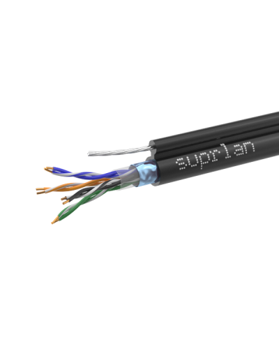 FTP Cat.5e 4x2xAWG24 Cu PE Outdoor T-FG8 (трос) Median (01-1035-1). Кабель «витая пара» (LAN) для структурированных систем связи. SUPRLAN в Нижнем Тагиле