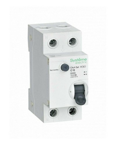 City9 Set 1P+N С 10А 4.5kA 10мА A 230В (C9D51610). Автоматический выключатель дифференциального тока. Systeme Electric в Нижнем Тагиле
