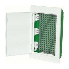 City9 Box IT 36 модулей встраиваемый с белой дверцей, 2 розетки (EZ9E312P2FIT). Щиток модульный. Systeme Electric