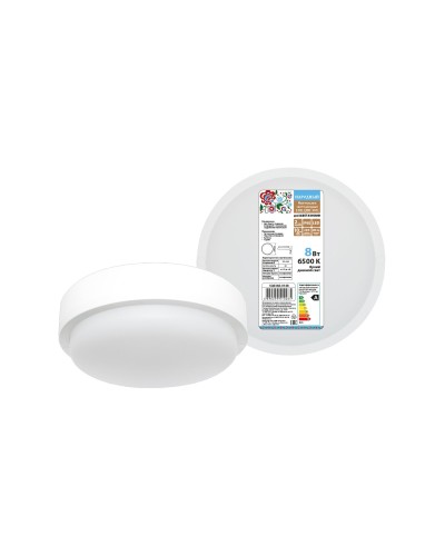ДПП 3901 8Вт 6500К IP65 белый круг (SQ0366-0148). Светодиодный светильник LED. TDM ЕLECTRIC в Нижнем Тагиле