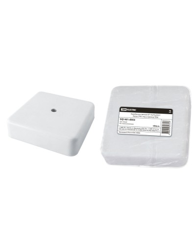Коробка КР 75х75х20 ОП белая, IP40 (SQ1401-0903). Распаячная коробка. TDM ЕLECTRIC в Нижнем Тагиле