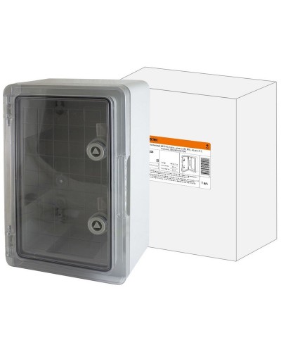 ЩМП-0-4, прозрачная крышка ABS, IP65, 400x300x220. Бокс пластиковый антивандальный. TDM ЕLECTRIC в Нижнем Тагиле