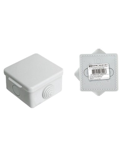Коробка ОП 65х65х50мм, крышка, IP54, 4вх (SQ1401-0511). Распаячная коробка. TDM ЕLECTRIC в Нижнем Тагиле