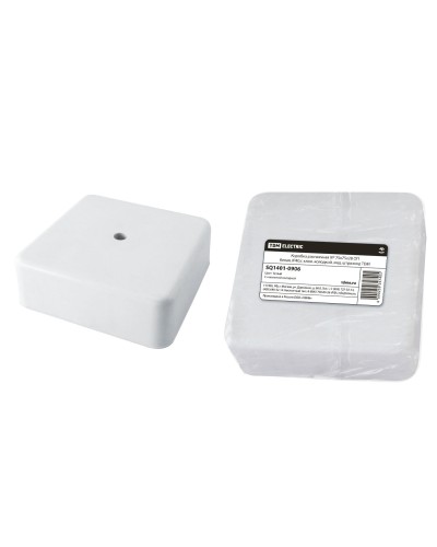 Коробка КР 75х75х28 ОП белая, IP40, с клеммной колодкой (SQ1401-0906). Распаячная коробка. TDM ЕLECTRIC в Нижнем Тагиле