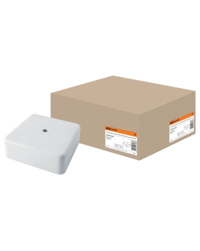 Коробка КР 100х100х44 ОП белая, IP40 (SQ1401-0209). Распаячная коробка. TDM ЕLECTRIC в Нижнем Тагиле