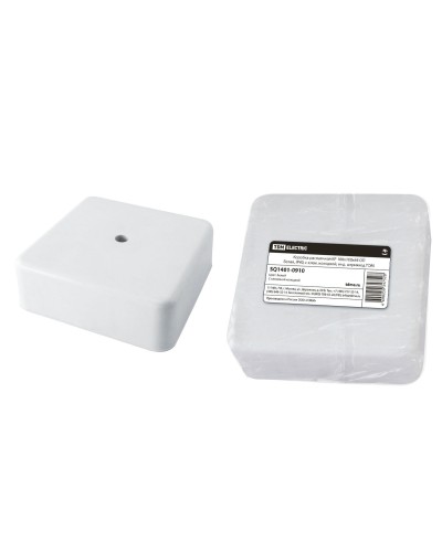 Коробка КР 100х100х44 ОП белая, IP40, с клеммной колодкой (SQ1401-0910). Распаячная коробка. TDM ЕLECTRIC в Нижнем Тагиле