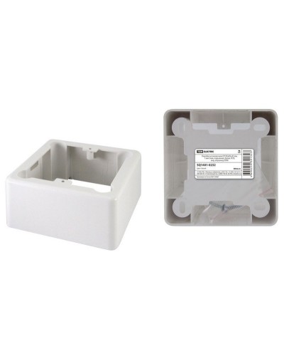 Коробка установочная ОП 85х85х42мм, 1-местная, подъемная, белая, IP20 TDM (SQ1401-0232). Коробка установочная ОП. TDM ЕLECTRIC в Нижнем Тагиле