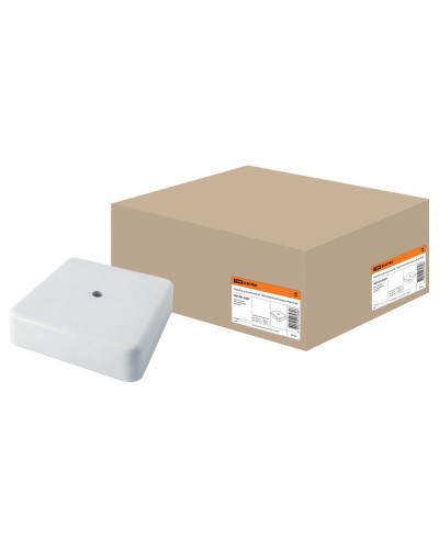 Коробка КР 100х100х29 ОП белая, IP40 (SQ1401-0207). Распаячная коробка. TDM ЕLECTRIC в Нижнем Тагиле