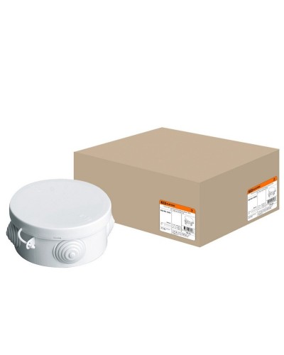 Коробка ОП D85х40мм, крышка, IP54, 4вх. (SQ1401-0502). Распаячная коробка. TDM ЕLECTRIC в Нижнем Тагиле