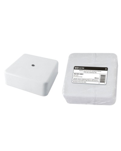 Коробка КР 50х50х20 ОП белая, IP40 (SQ1401-0901). Распаячная коробка. TDM ЕLECTRIC в Нижнем Тагиле