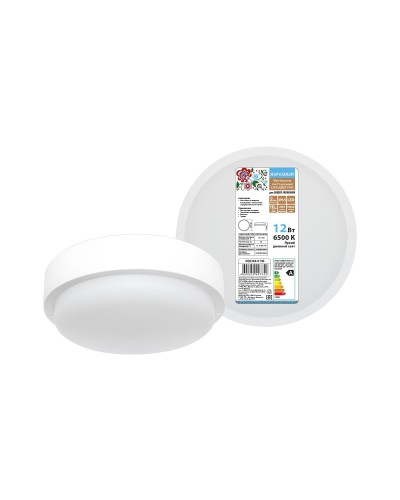 ДПП 3901 12Вт 6500К IP65 белый круг (SQ0366-0140). Светодиодный светильник LED. TDM ЕLECTRIC в Нижнем Тагиле