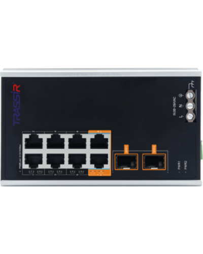 TR-NS15102S-130-8POE. Коммутатор с PoE. Trassir в Нижнем Тагиле