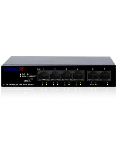 TR-NS1106-60-4POE. Коммутатор с PoE. Trassir в Нижнем Тагиле