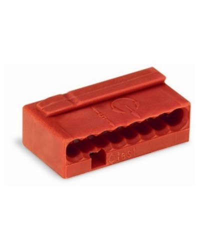 WAGO 243-808 Клемма MICRO 8-проводная красная. Клемма для распределительных коробок. WAGO в Нижнем Тагиле