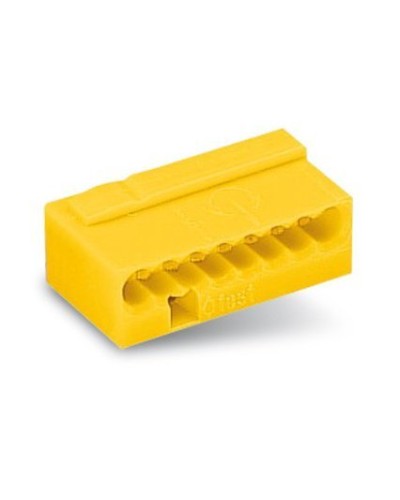 WAGO 243-508 Клемма MICRO 8-проводная желтая. Клемма для распределительных коробок. WAGO в Нижнем Тагиле