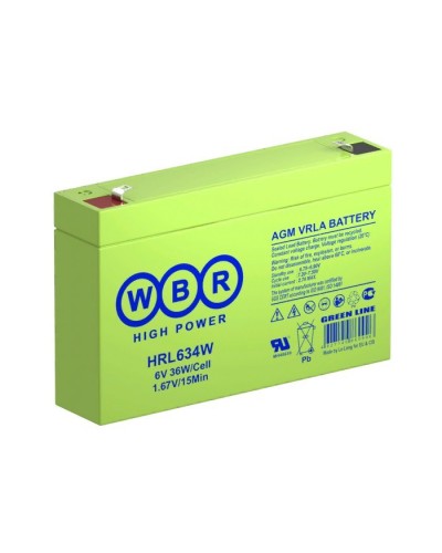 WBR HRL634W. Аккумулятор герметичный свинцово-кислотный. WBR в Нижнем Тагиле