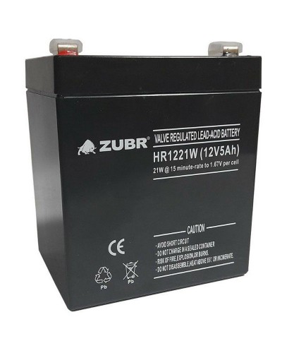 ZUBR HR 1221W (12V, 5Ah). Аккумулятор герметичный свинцово-кислотный. ZUBR в Нижнем Тагиле