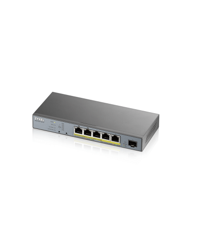 GS1350-6HP-EU0101F. L2 коммутатор PoE+ для IP-видеокамер. ZYXEL в Нижнем Тагиле