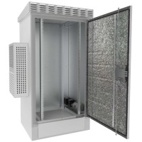 ТШВ319.А-75.36U.100-О1500-ST. Антивандальный климатический термошкаф с обогревом и кондиционером. АМАДОН