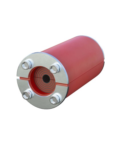 Проходка круглая, нержавеющая, D50х70 мм для кабелей D10-30 мм (DXF3114): Проходка круглая, нержавеющая в Нижнем Тагиле