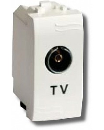 Розетка TV проходная Brava 1 модуль слоновая кость (75581S): Розетка TV в Нижнем Тагиле