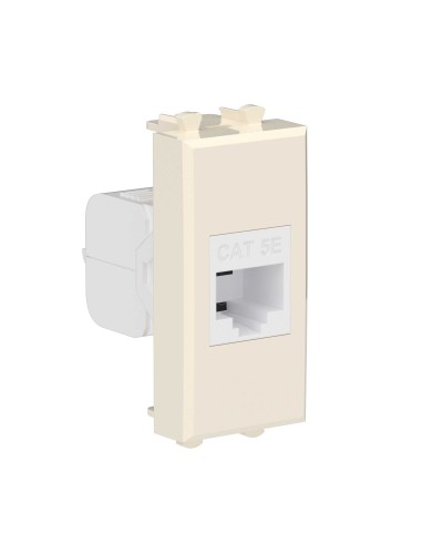 Розетка RJ-45, кат.5E, Avanti, 1 модуль, ванильная дымка (4405661): Розетка компьютерная модульная в Нижнем Тагиле