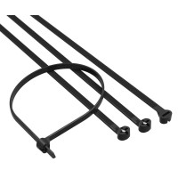 Хомут 2,5x100 P6.6, черный (100шт) (21303SR): Хомут с двойным замком