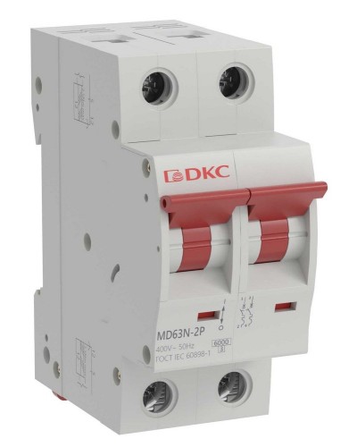 YON max MD63N 2P 6А 6кА C (MD63N-2PC6). Автоматический выключатель. ДКС в Нижнем Тагиле