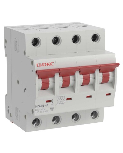 YON max MD63N 4P 20А 6кА C (MD63N-4PC20). Автоматический выключатель. ДКС в Нижнем Тагиле