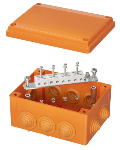 Коробка FS 150х110х70 8P (FSB21804). Коробка ответвительная огнестойкая из термопласта. ДКС в Нижнем Тагиле