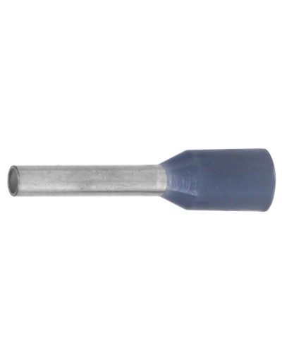 Наконечник-гильза НШВИ 0.75-12, серый (100 шт) (IF0.75-12GR). Наконечник-гильза с изолированным фланцем. ДКС в Нижнем Тагиле