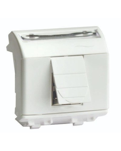 Розетка RJ-45 Brava 2 модуля слоновая кость (75655S): Розетка компьютерная с двумя разъёмами в Нижнем Тагиле
