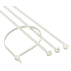 Хомут 4,8x200 P6.6, белый (100шт) (21215SR): Хомут с двойным замком