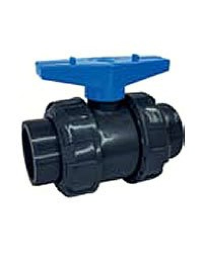 Ecoplast кран шаровый d25 (уплотнение TPV, остальное EPDM) с муфтовым окончанием (49447). Кран шаровый. Экопласт в Нижнем Тагиле