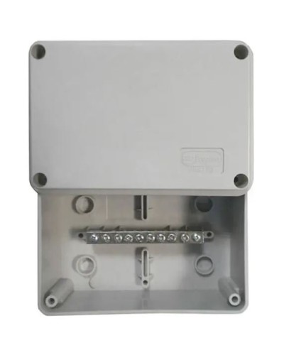 Коробка (КУП) JBS100 100х100х55, 6 вых, IP55 (44007KP): Коробка уравнивания потенциалов (КУП), 6х9мм, 8 зажимов в Нижнем Тагиле