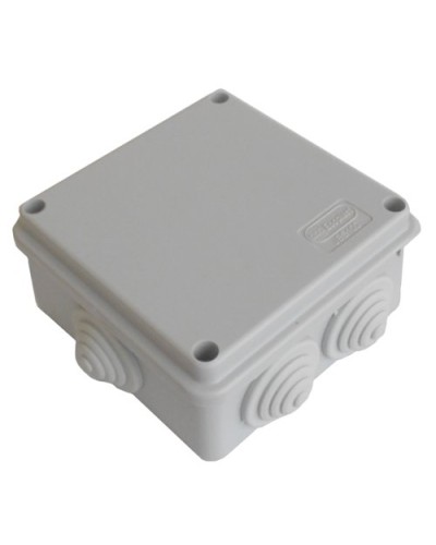 Коробка JBS100 100х100х55, 6 вых., 4P (1,5…6мм²) серая (43207HF-GR). Коробка монтажная, огнестойкая, без галогена. Экопласт в Нижнем Тагиле
