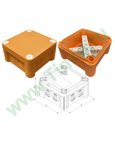 КМ-О-1212(П)(18к)-IP55: Коробка монтажная огнестойкая в Нижнем Тагиле