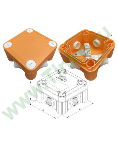 КМ-О-1010(П)(8к)-IP55: Коробка монтажная огнестойкая в Нижнем Тагиле